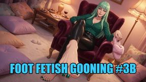 Foot Fetish Gooning #3B: Pampered Sole Eclipse (Animated)