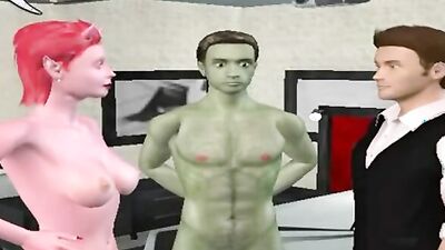 Flexible MILF gets plowed by alien in 3D cartoon sex video