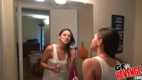 Sara Luvv's Tight Teen Pussy Stretches for Thick Black Cock Bliss