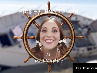 Humk Captain & Nerdy Gilligan Tag Team Hawt Marie-Anne - Biphoria