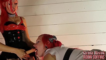 Training Sarina - School of Hard Cocks