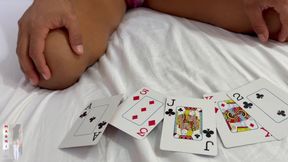 Stepmom Plays Strip Poker and Gets Cum on Her Tits