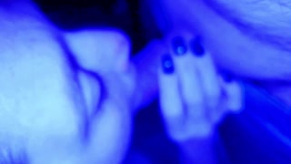 SpinderBella blowing clouds and cock slo-mo