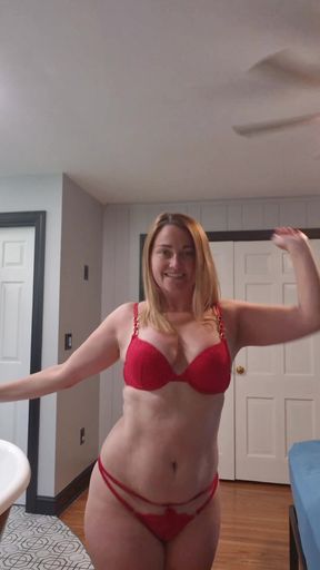 Wife strips