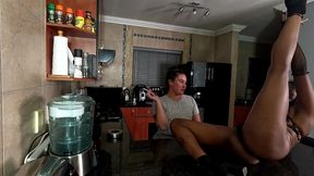 i got a table & lap dance for my birthday by a hot desi slut, pussy cake & candle blow