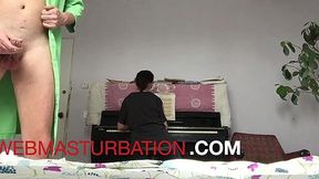 Public Masturbation Cum Show for Women in CFNM Party
