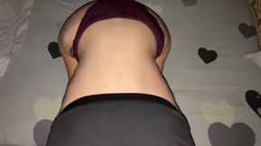 First Time Sucking My Roommate's Dick at Night in the Dorm