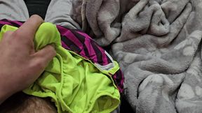 Cum in the Gusset of Nike Tempo Shorts
