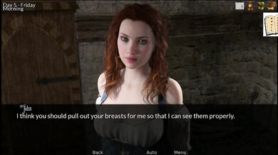 Medieval blonde princess gets humped raw by horny redhead brute