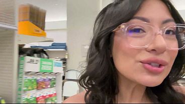 Public Sex with Johnny Sins and Cami Stella in the Aisles