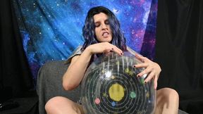 Space Babe and Solar System Inflatable