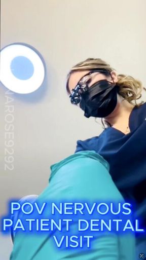 POV you are super nervous for your dental cleaning, by hygienist Luna reassures you that you are in great hands ends with happy ending🧤🪥🦷🔥🥵