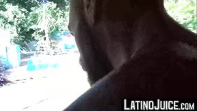 LatinoJuice.com - Nacho &amp_ Rodrigo El Santo - Aroused latinos Nacho and Rodrigo El Santo drain their cocks of juicy cum