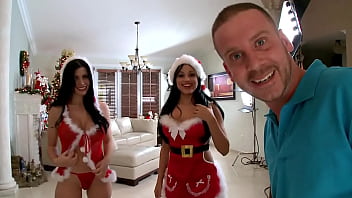 BANGBROS - Bubble Butt Christmas Special Featuring Rebeca Linares &amp_ Abella Anderson