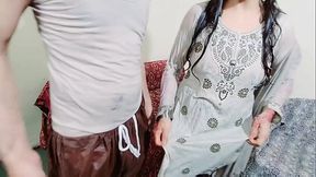 Muslim Couple Anal On Chair, Husband Anal Fucking Big Ass Wife in Clear Hindi Audio