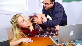Teen 18+ Gets Dicked In Detention With Cali Sparks And Zoey Taylor