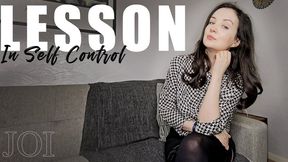 Lesson in self control JOI