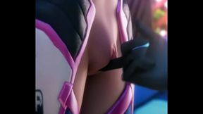Sexy 3D DVA Anime Babe Gets Fucked In Hot Hentai GIF Action