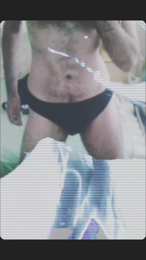 Me with underwear and without