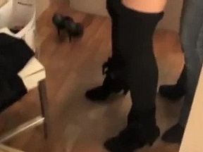 Girls go wild in dressingroom