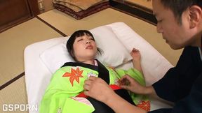 Deep Penetrations and Hot Creampie Fucking Sexy Japanese MILF with Kimono
