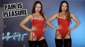 Pain is Pleasure Ballbusting JOI