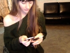 Brunette Solo Webcam Masturbation