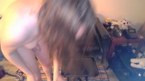 Puppy Girl Urethra Stretched Gushes Wax Drenched Cum Explosion