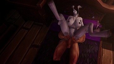 Spreading Draenei Pussy - Warcraft Parody