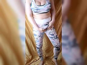 Spandex and Leggings Try On Haul with my Big Bulge