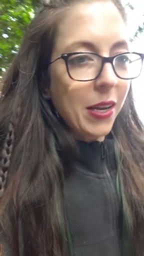 Peeing out in the forest