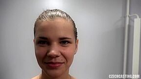 Czech Gal Is Getting Stuffed With A Goth Hard Dick During Her 1st Porn Movie Casting