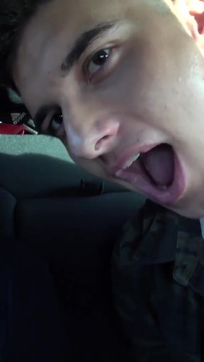Hot Twinks Blowjob In Car   Clip 1