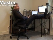 Bullying coworker persuades you to do his work allowing you to worship shoes, socks & feet PREVIEW