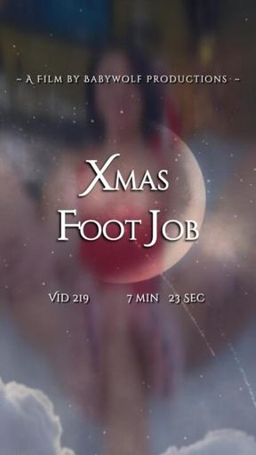 Vid219 –  Xmas Foot Job