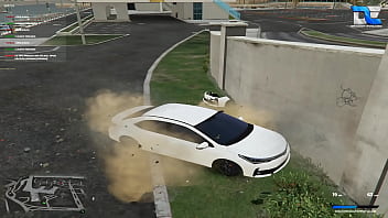 Jogando Gta roleplay ao som de joga o corolla