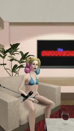 Anime Model gets fucked hard by a big cartoon cock