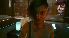 Goth Judy Alvarez Gets Animated Cunnilingus In Cyberpunk 2077 Render