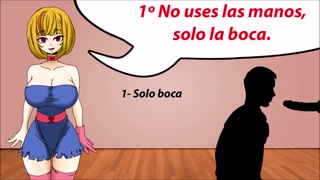 Tutorial para sissys. Como hacer una buena mamada. JOI CEI en español.