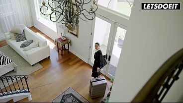 Lesbian lovers Hazel Moore and Melody Marks explore their desires with a