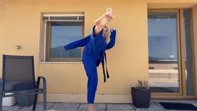 Karate Aura's Black Belt Power – Kicks, Control & Foot Domination POV