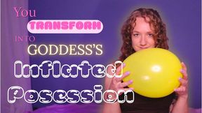 You Transform Into Mine Inflated Possession: Worm Wrangler Transforms You in Inflated Balloon Non-Pop Licks and Uses You For Enjoyment As You Become Display Piece Human Property