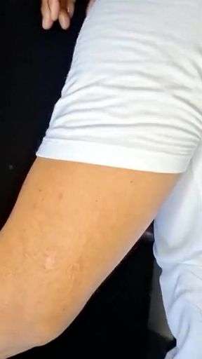 Giving ass to two brunette dicks   Clip 1