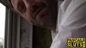 Tattoed Sex Cleo gets fucked hard by guys big fat cock