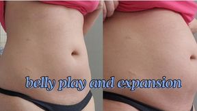 From flat to belly expansion - Punch & tease