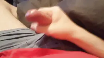 Twink Jerks Off and Cums Twice on His Hand