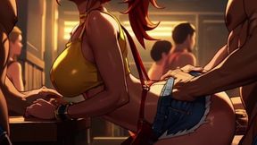 Spicy Toons: Misty in a Mosh Pit