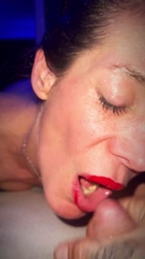 Brunette Slut Milf Submissive in Hot - HARD - EJAC - BLOWJOB DROOLING