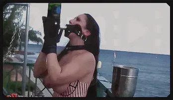 Latex Lesbians Dominate Busty Submissive Threesome