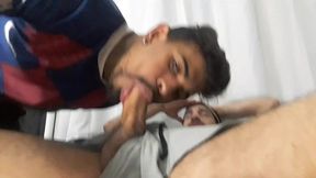 brazilian gay threesome fuck
